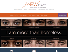 Tablet Screenshot of anewplacevt.org
